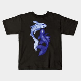 ATLA: The Moon and Ocean Koi Spirits Kids T-Shirt